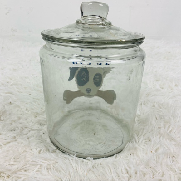 UNBRANDED glass dog Julio treats jar for dogs - Picture 9 of 12